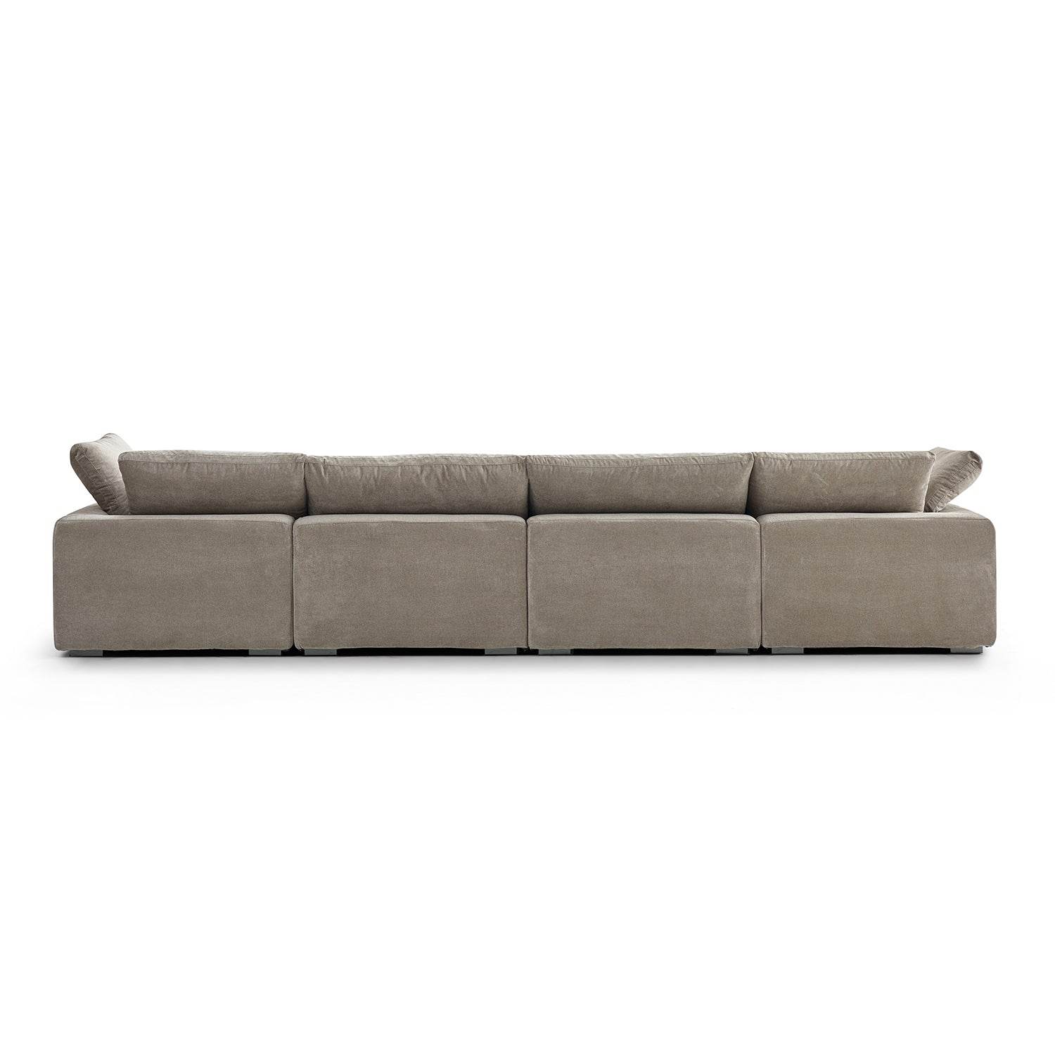 Malibu Cloud U Closed Sectional - Valyouweho