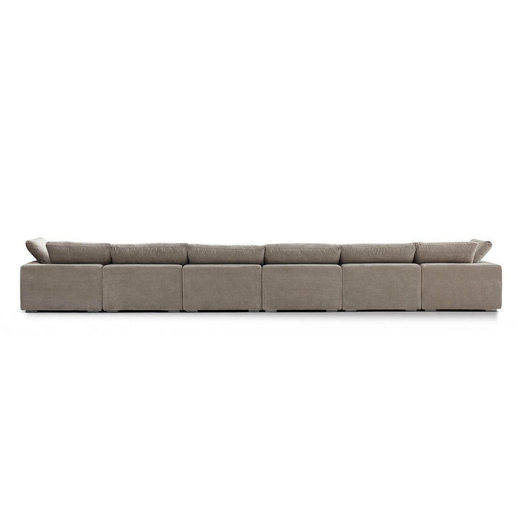 Malibu Cloud U Closed Sectional - Valyouweho
