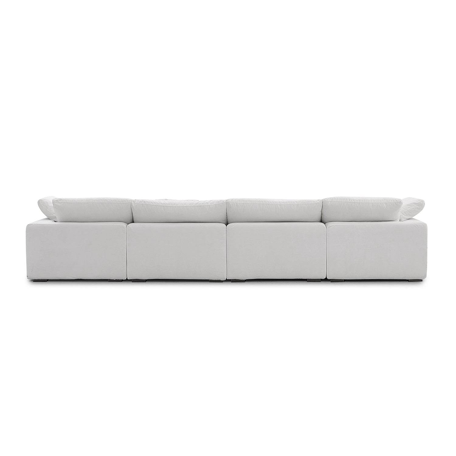 Malibu Cloud U Closed Sectional - Valyouweho