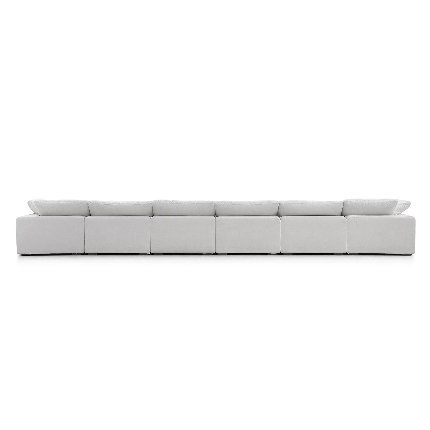 Malibu Cloud U Closed Sectional - Valyouweho