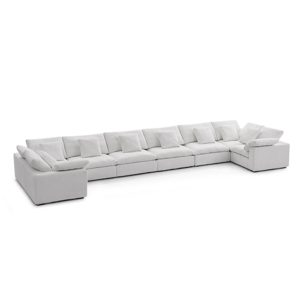 Malibu Cloud U Closed Sectional - Valyouweho
