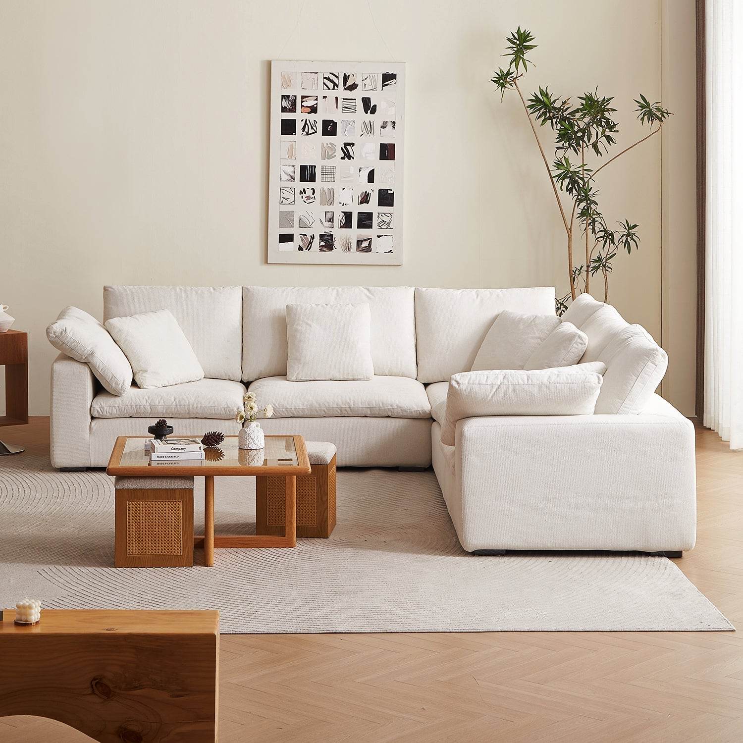 Malibu Cloud L Sectional - Valyouweho