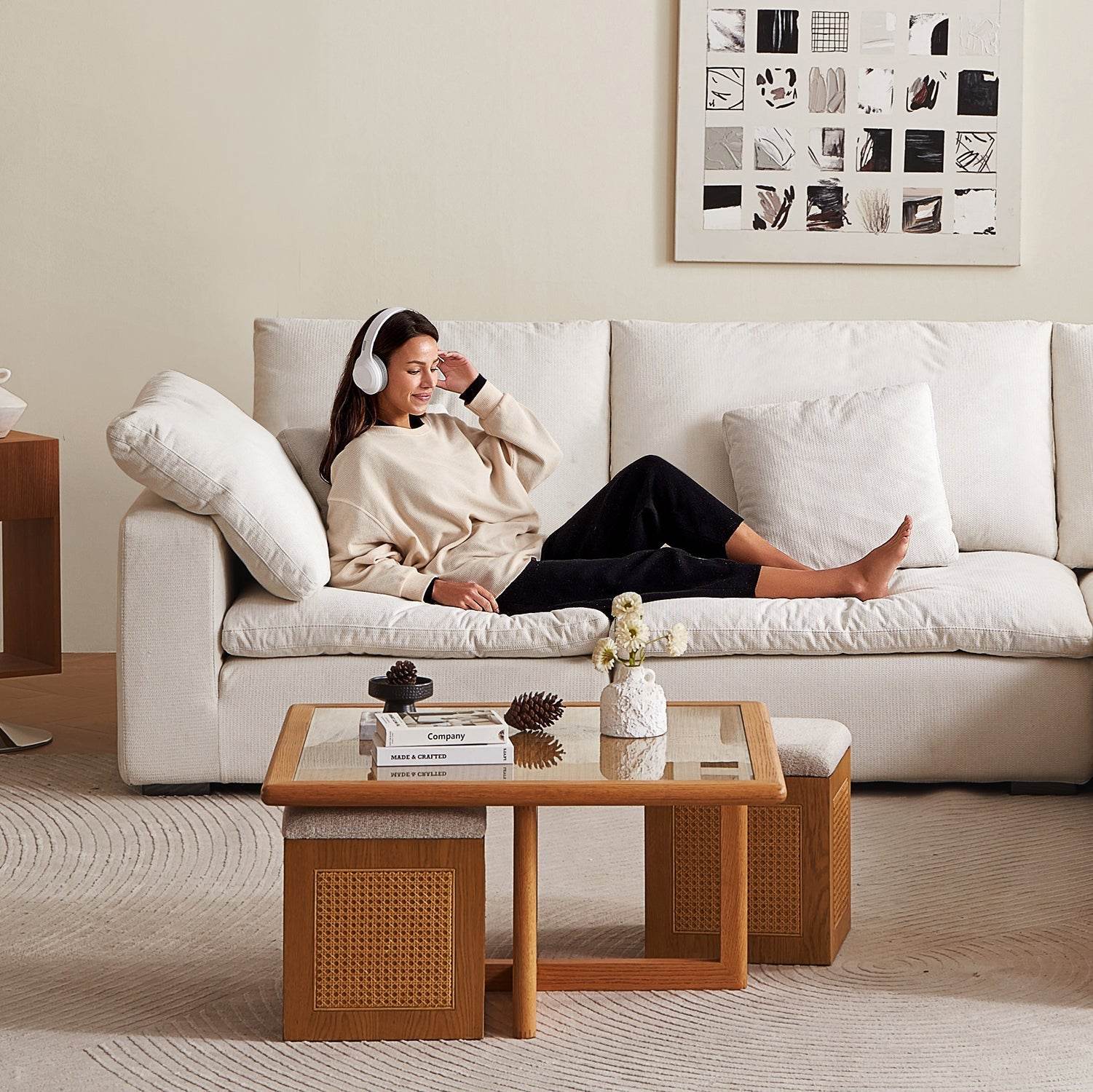 Malibu Cloud L Sectional - Valyouweho