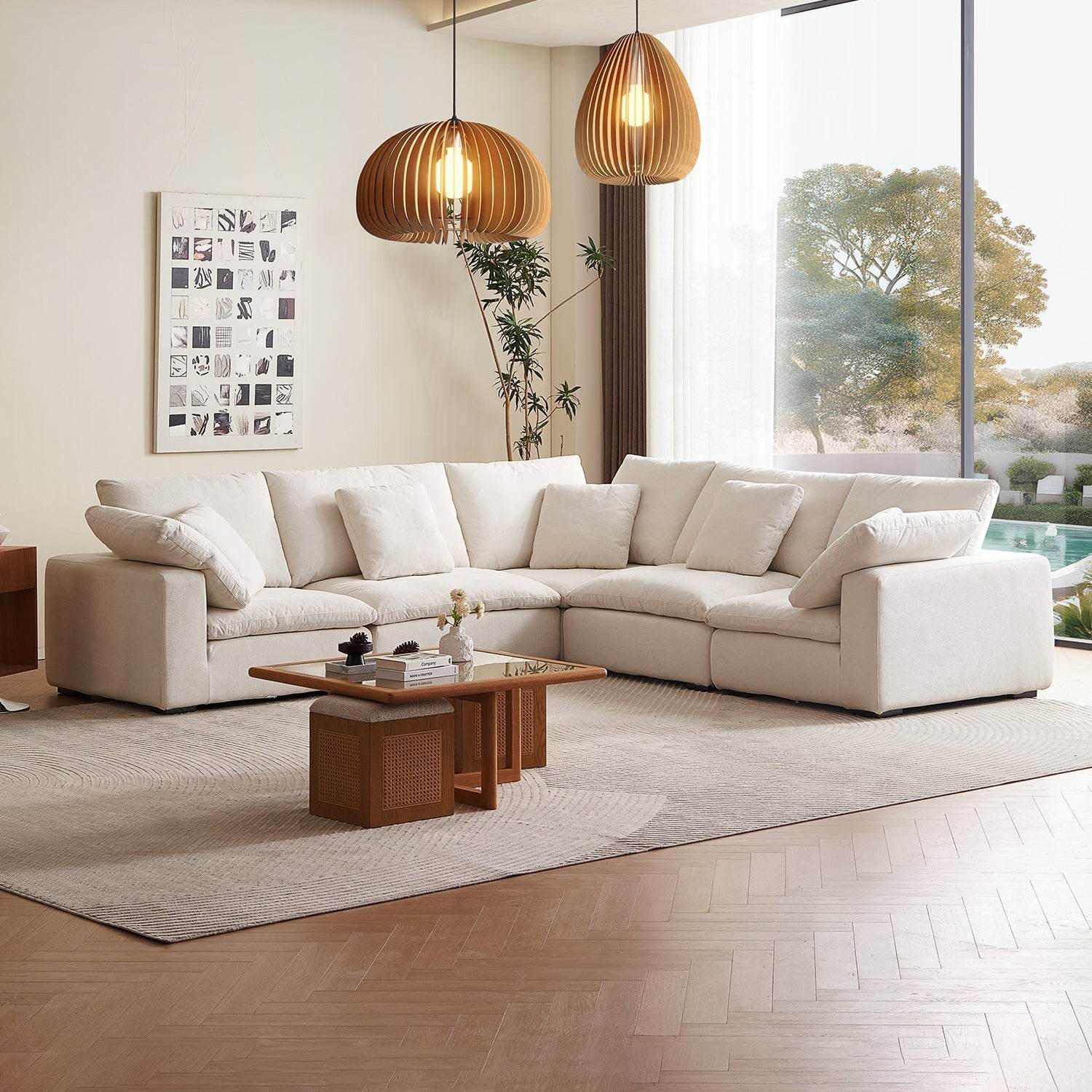 Malibu Cloud L Sectional - Valyouweho