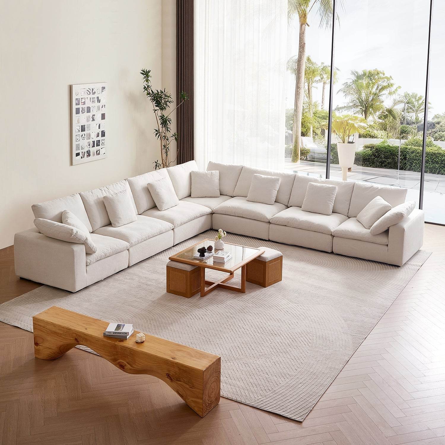 Malibu Cloud L Sectional - Valyouweho