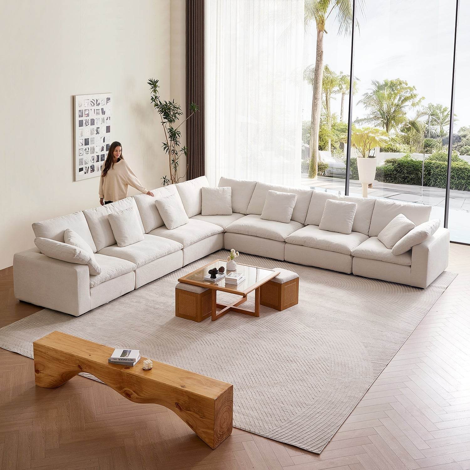Malibu Cloud L Sectional - Valyouweho