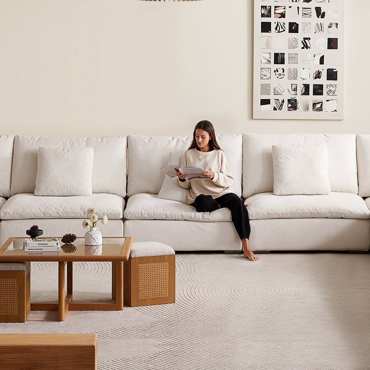 Malibu Cloud L Sectional - Valyouweho