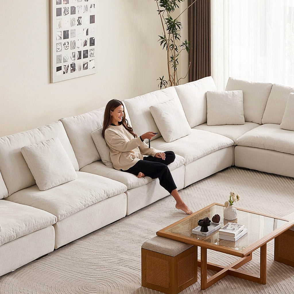 Malibu Cloud L Sectional - Valyouweho