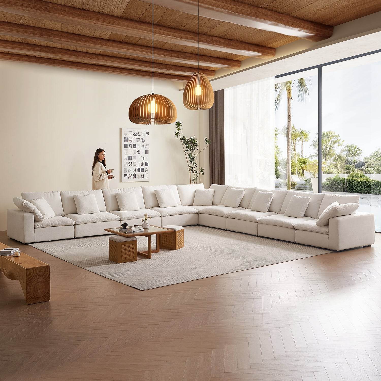 Malibu Cloud L Sectional - Valyouweho