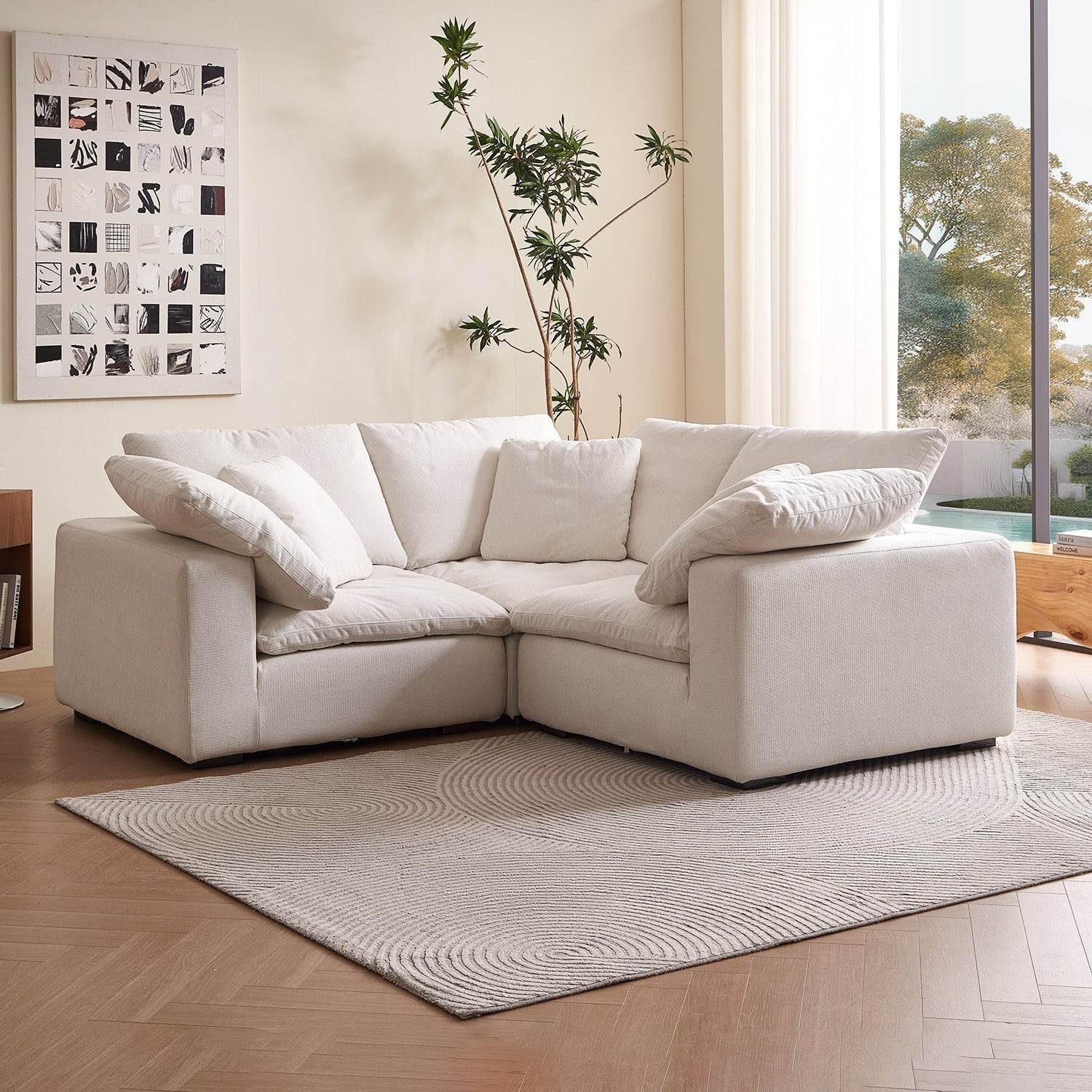 Malibu Cloud L Sectional - Valyouweho