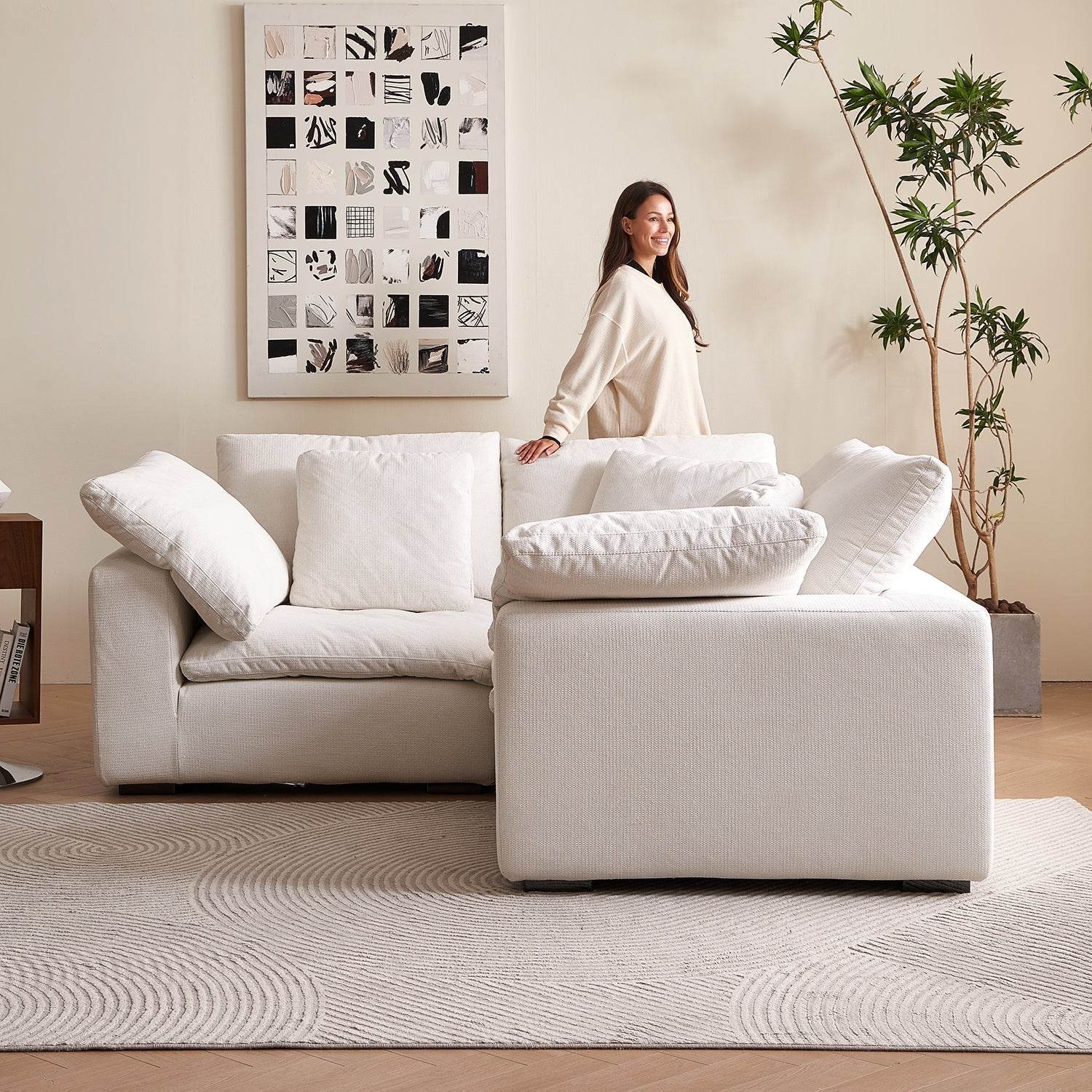 Malibu Cloud L Sectional - Valyouweho