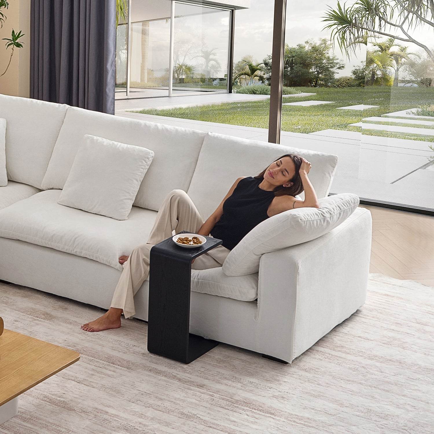 Malibu Cloud L Sectional - Valyouweho