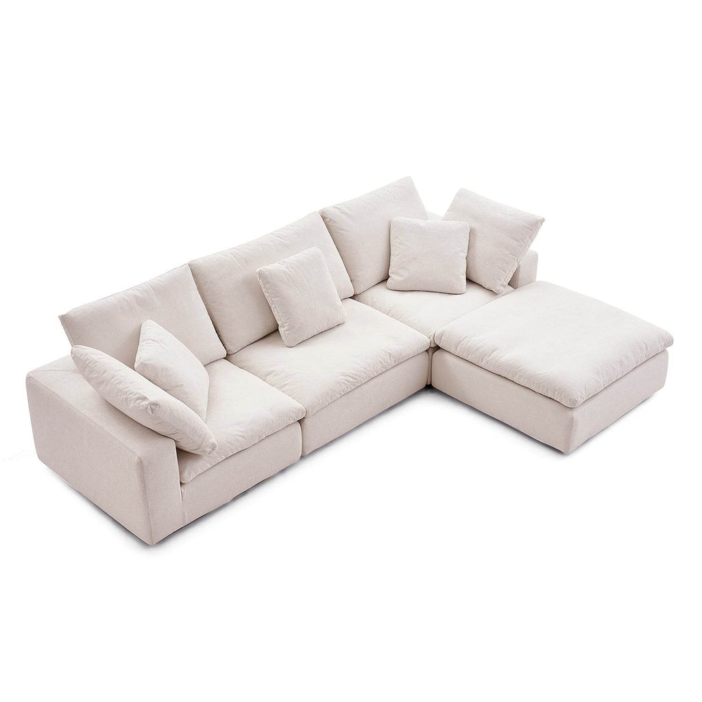 Malibu Cloud Sectional - Valyouweho