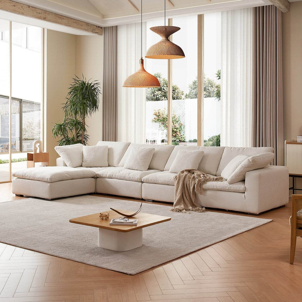 Malibu Cloud Sectional - Valyouweho
