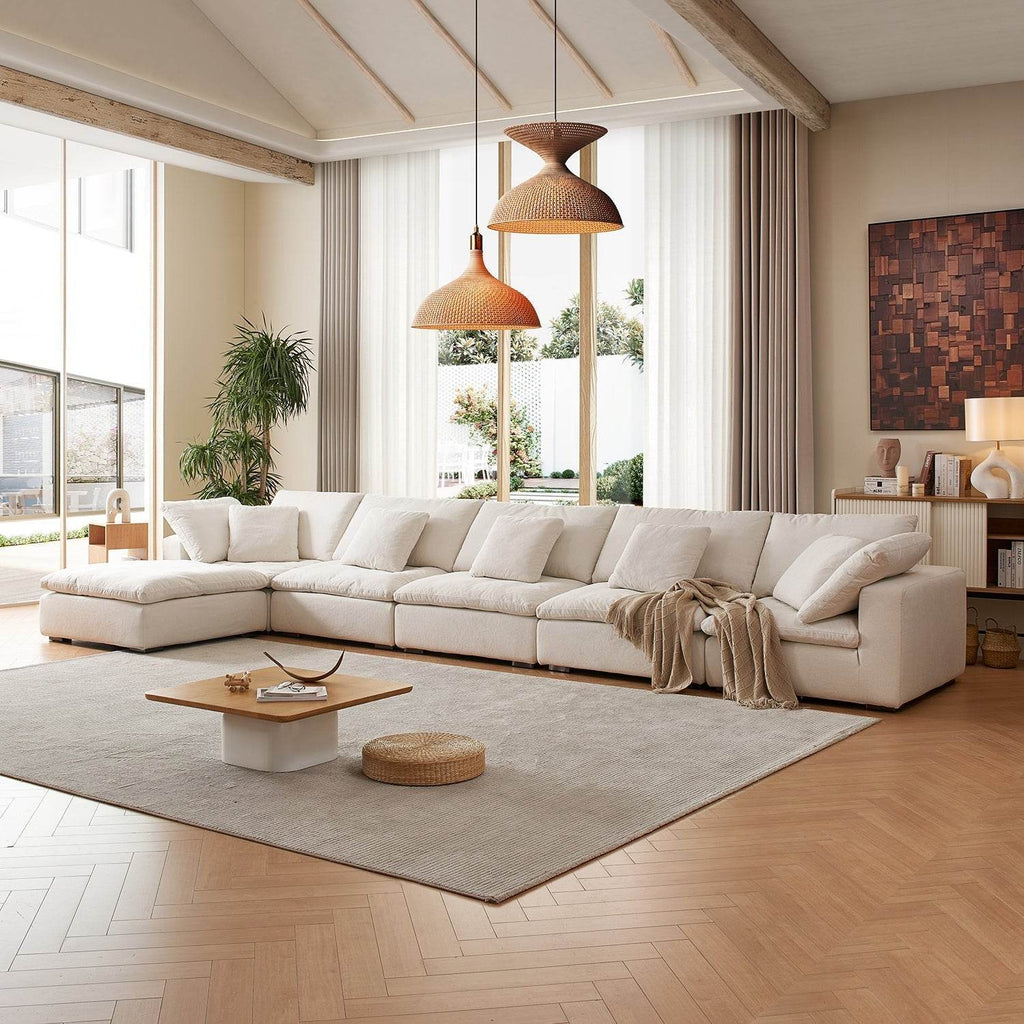 Malibu Cloud Sectional - Valyouweho
