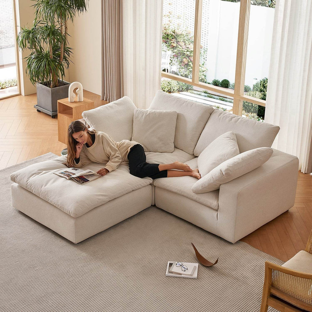 Malibu Cloud Sectional - Valyouweho