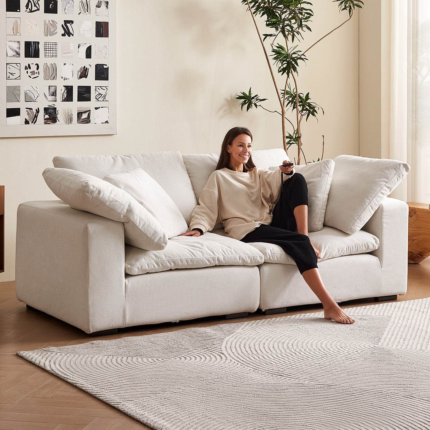 Malibu Cloud Sofa - Valyouweho