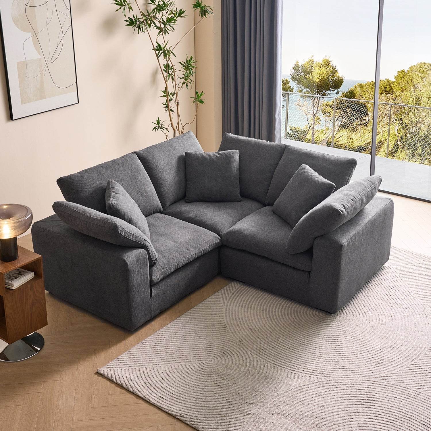 Malibu Cloud L Sectional - Valyouweho