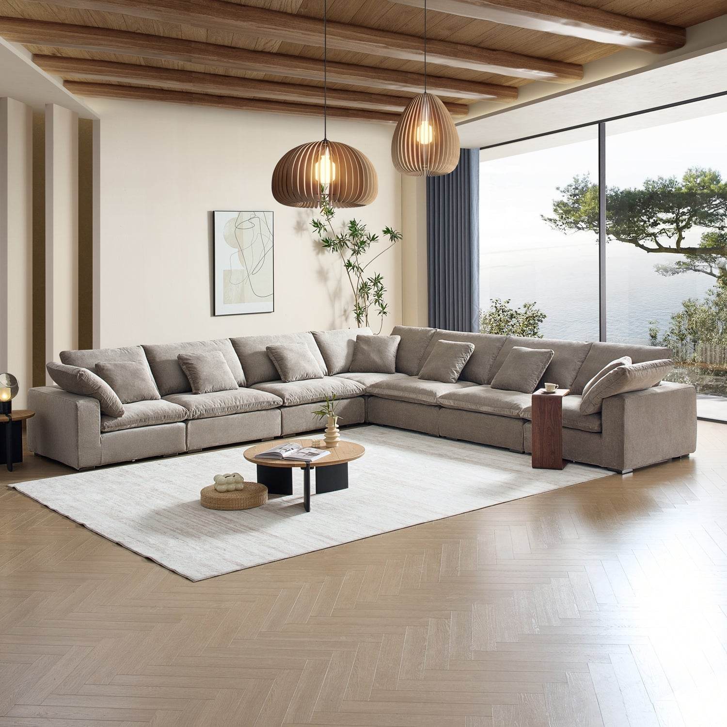 Malibu Cloud L Sectional - Valyouweho