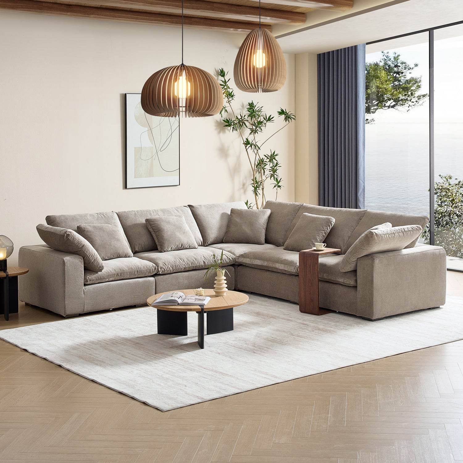 Malibu Cloud L Sectional - Valyouweho