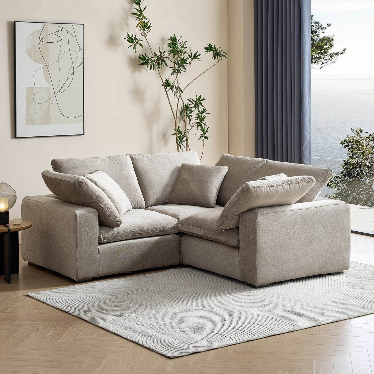 Malibu Cloud L Sectional - Valyouweho