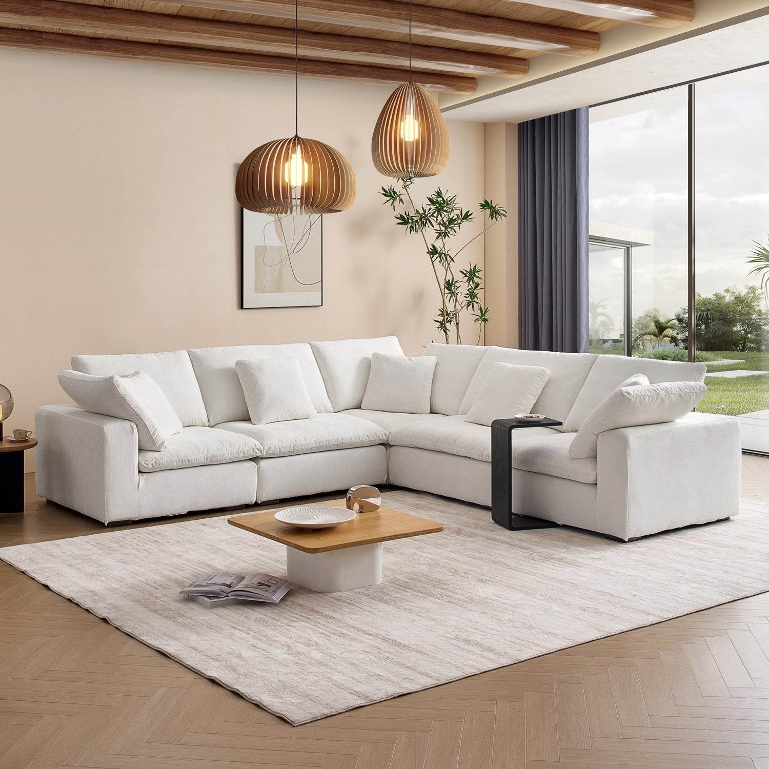 Malibu Cloud L Sectional - Valyouweho