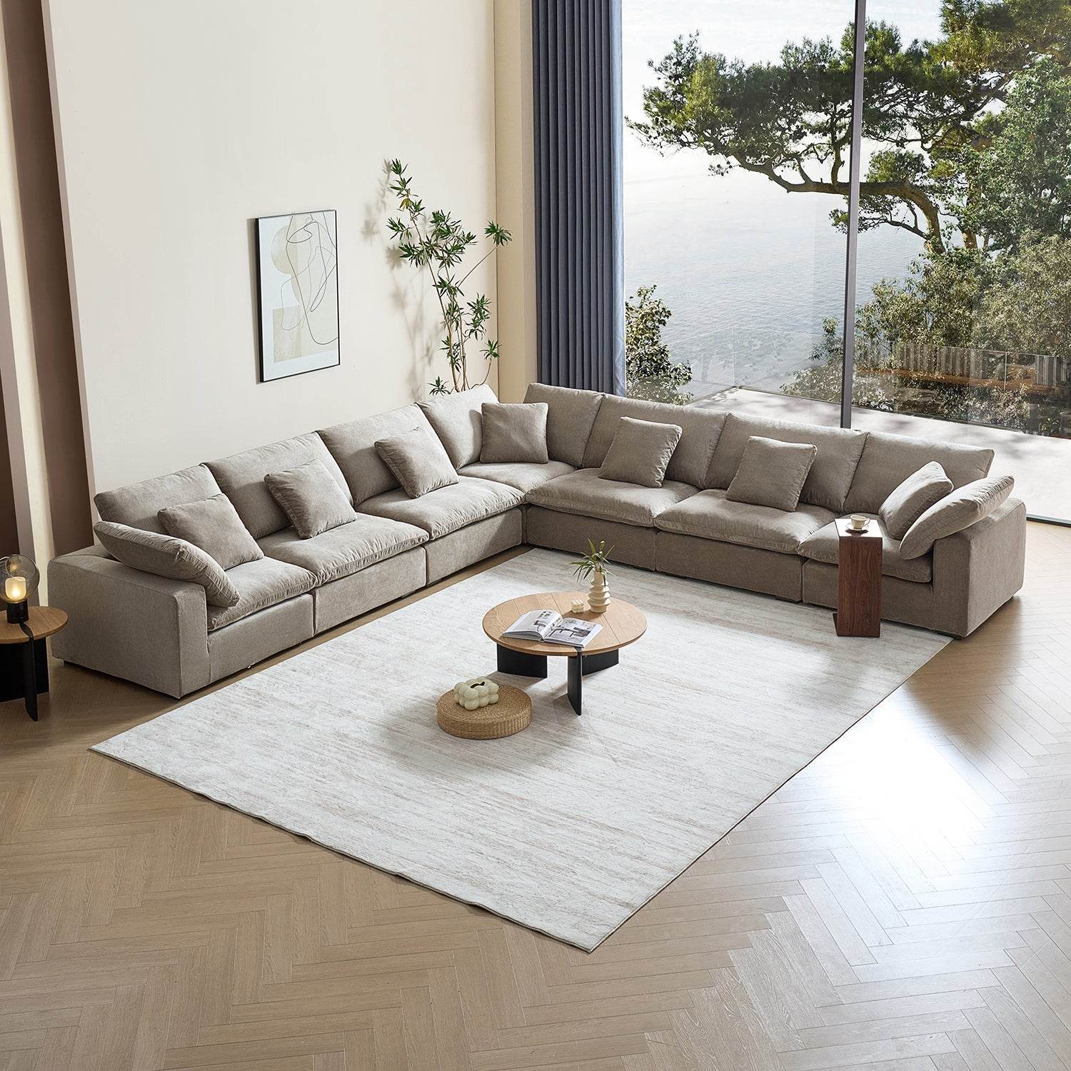 Malibu Cloud L Sectional - Valyouweho