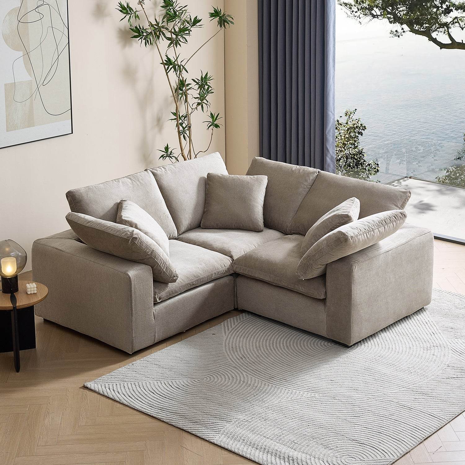 Malibu Cloud L Sectional - Valyouweho