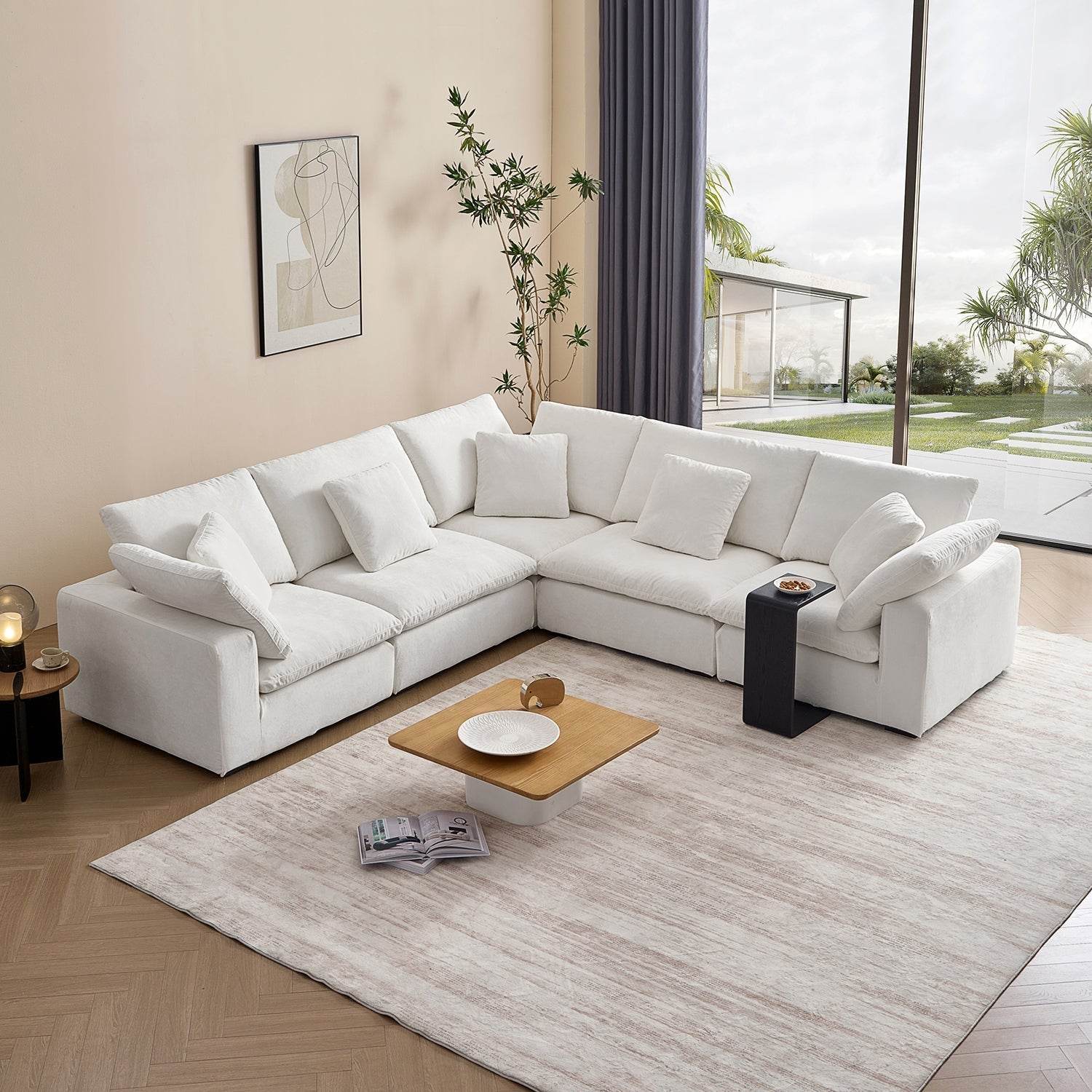 Malibu Cloud L Sectional - Valyouweho
