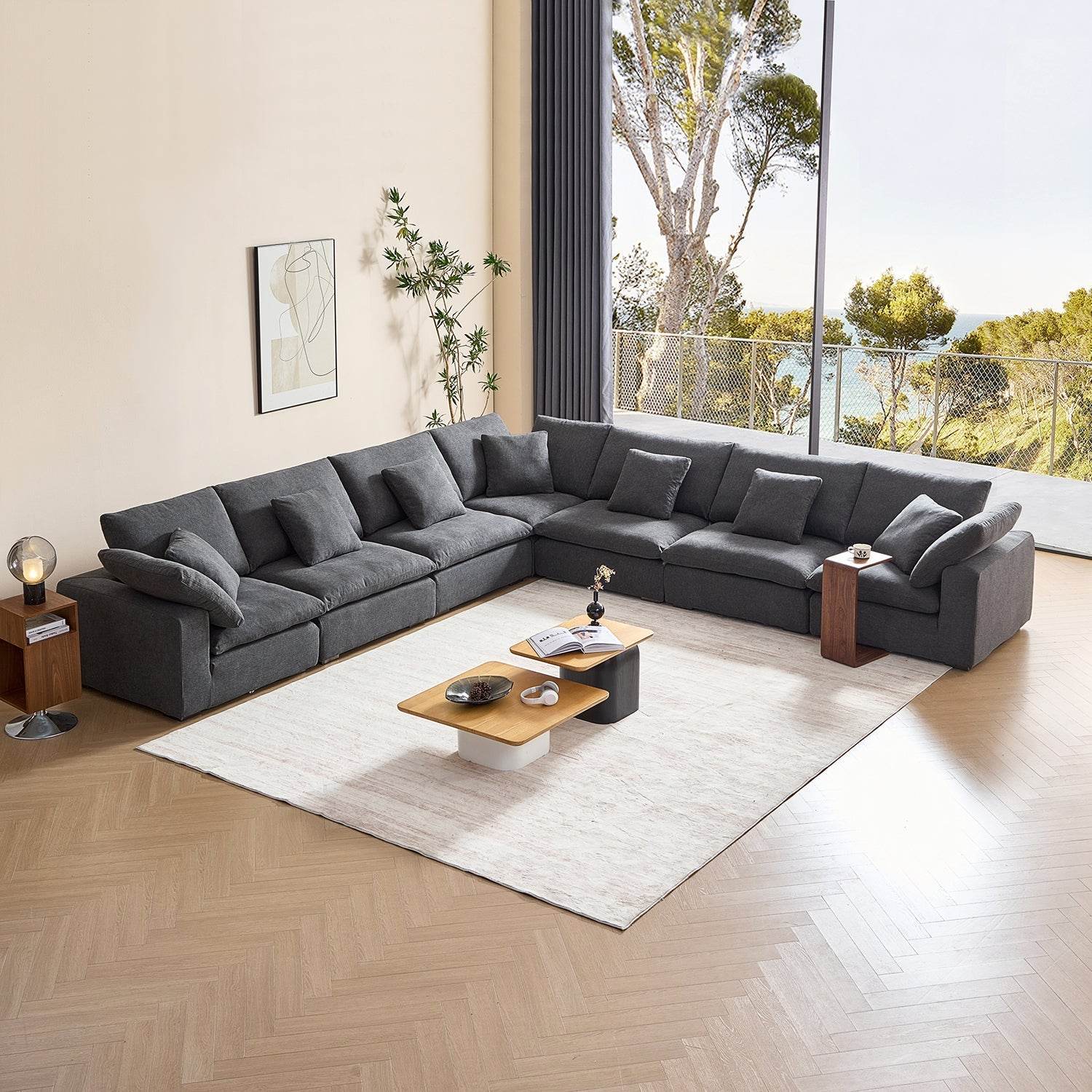 Malibu Cloud L Sectional - Valyouweho