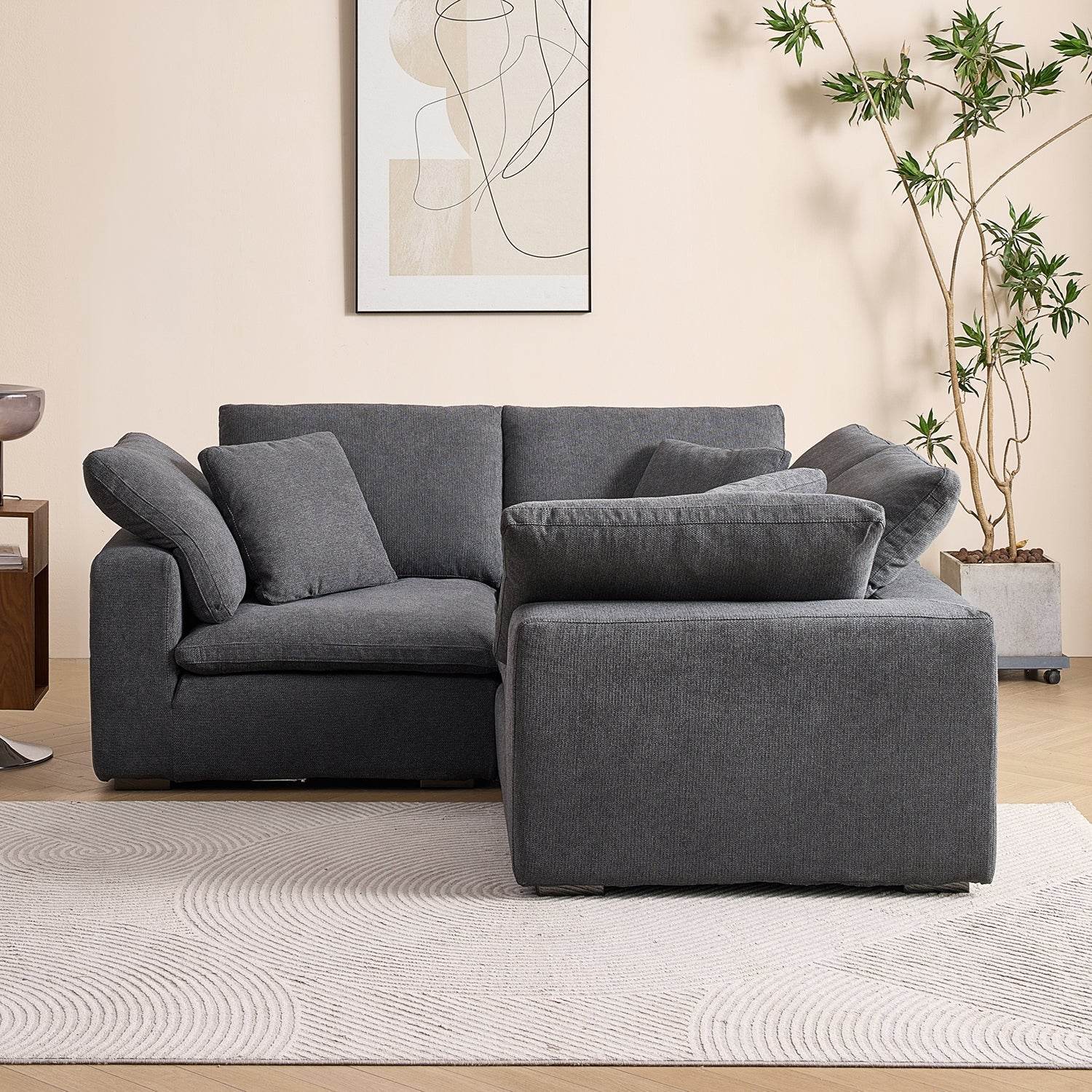 Malibu Cloud L Sectional - Valyouweho