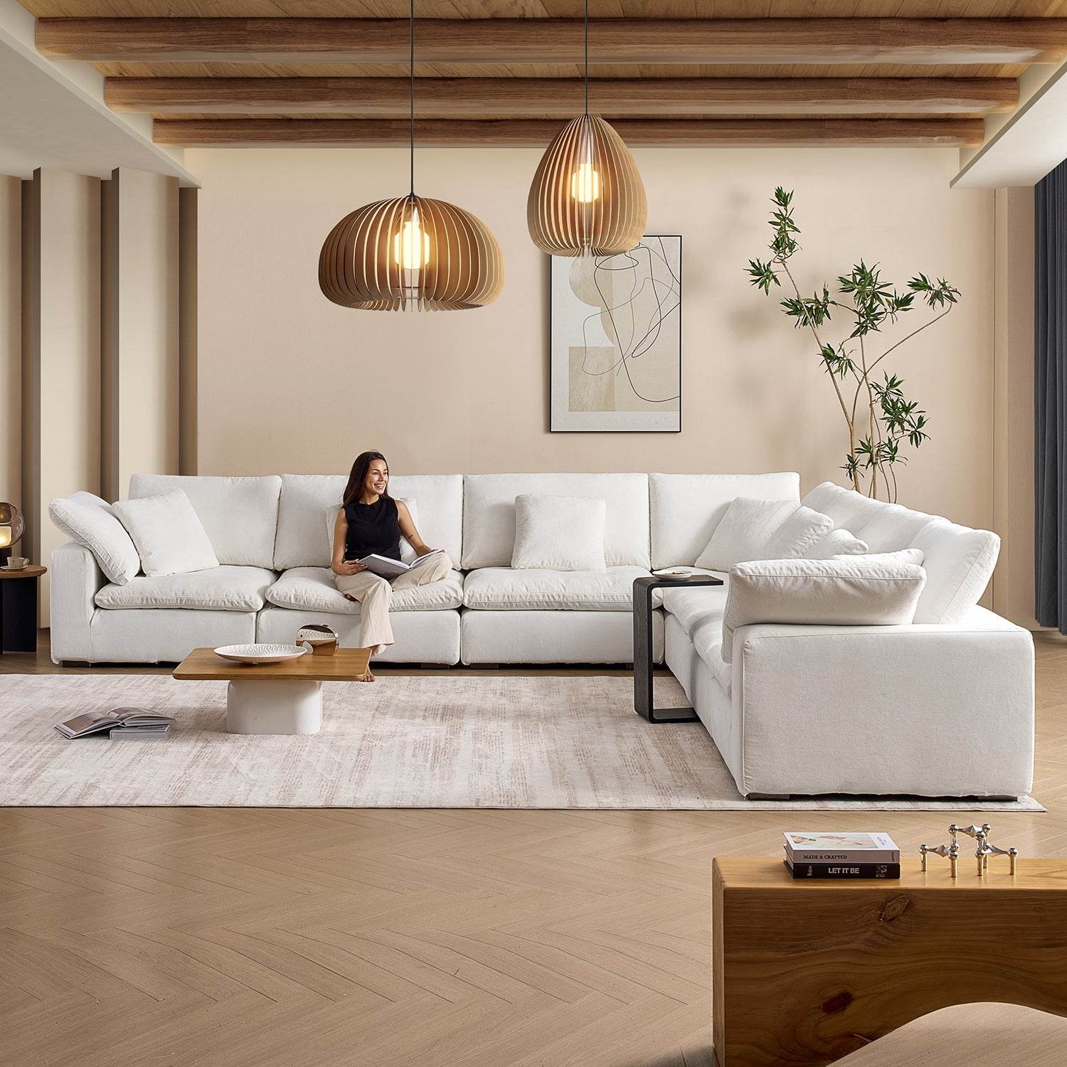Malibu Cloud L Sectional - Valyouweho