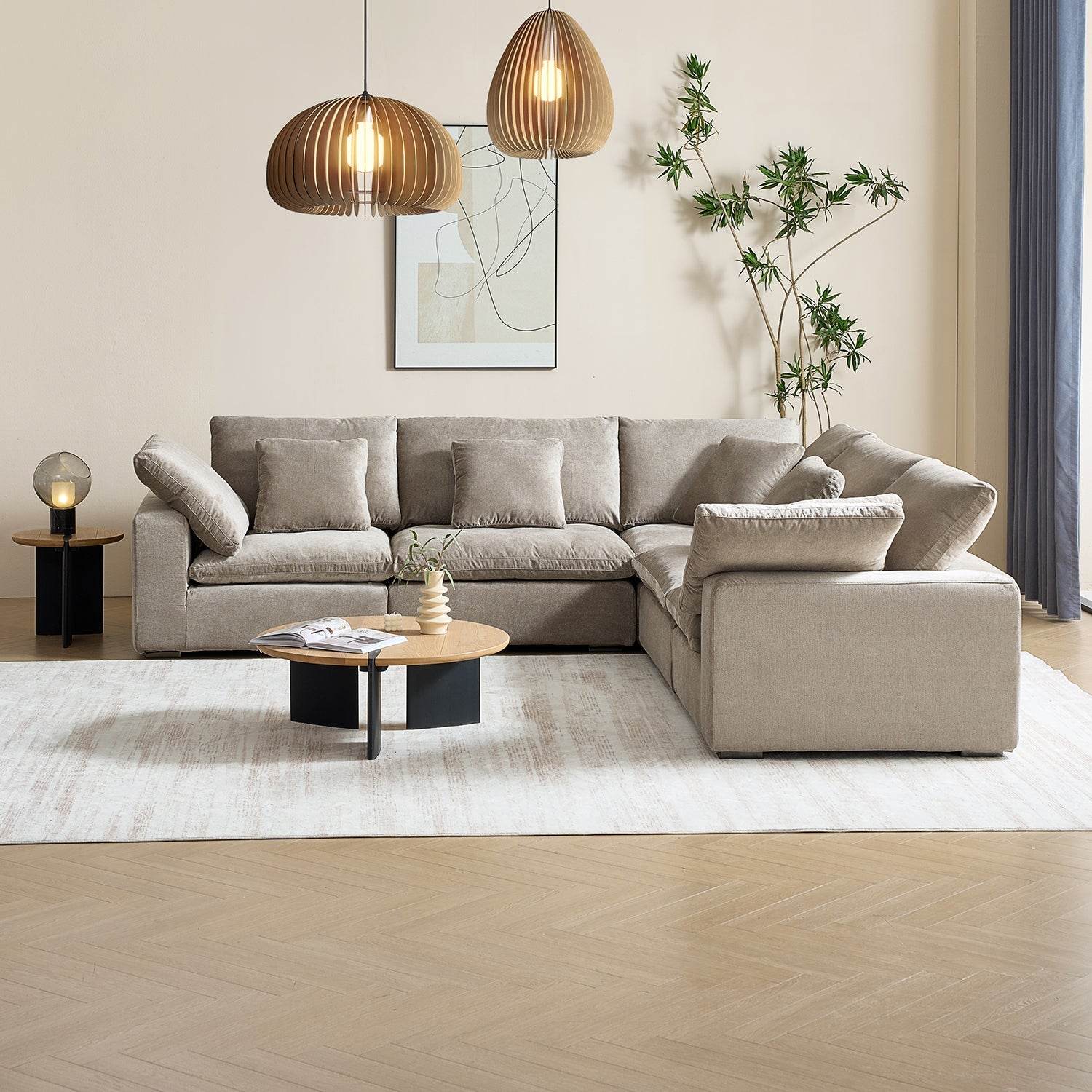 Malibu Cloud L Sectional - Valyouweho