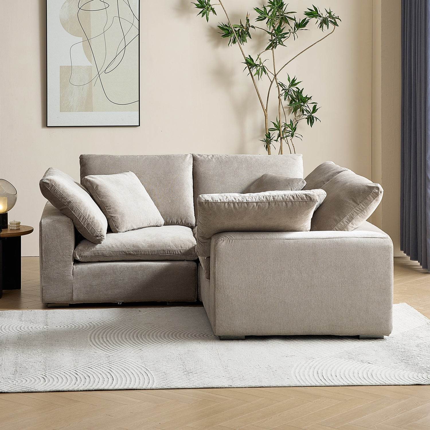 Malibu Cloud L Sectional - Valyouweho