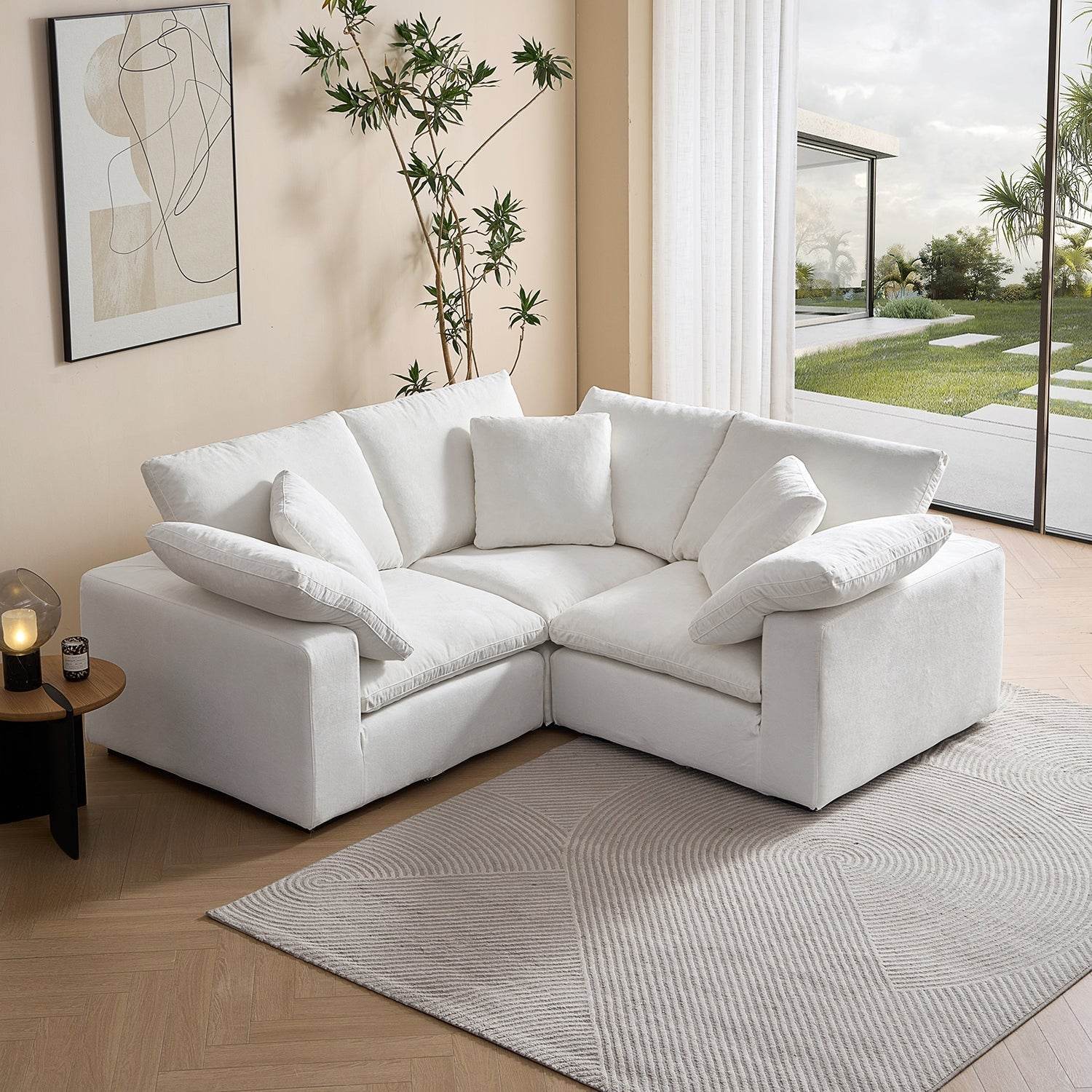 Malibu Cloud L Sectional - Valyouweho