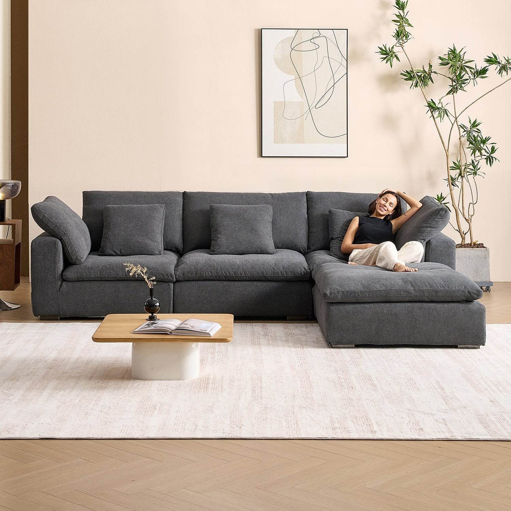 Malibu Cloud Sectional - Valyouweho