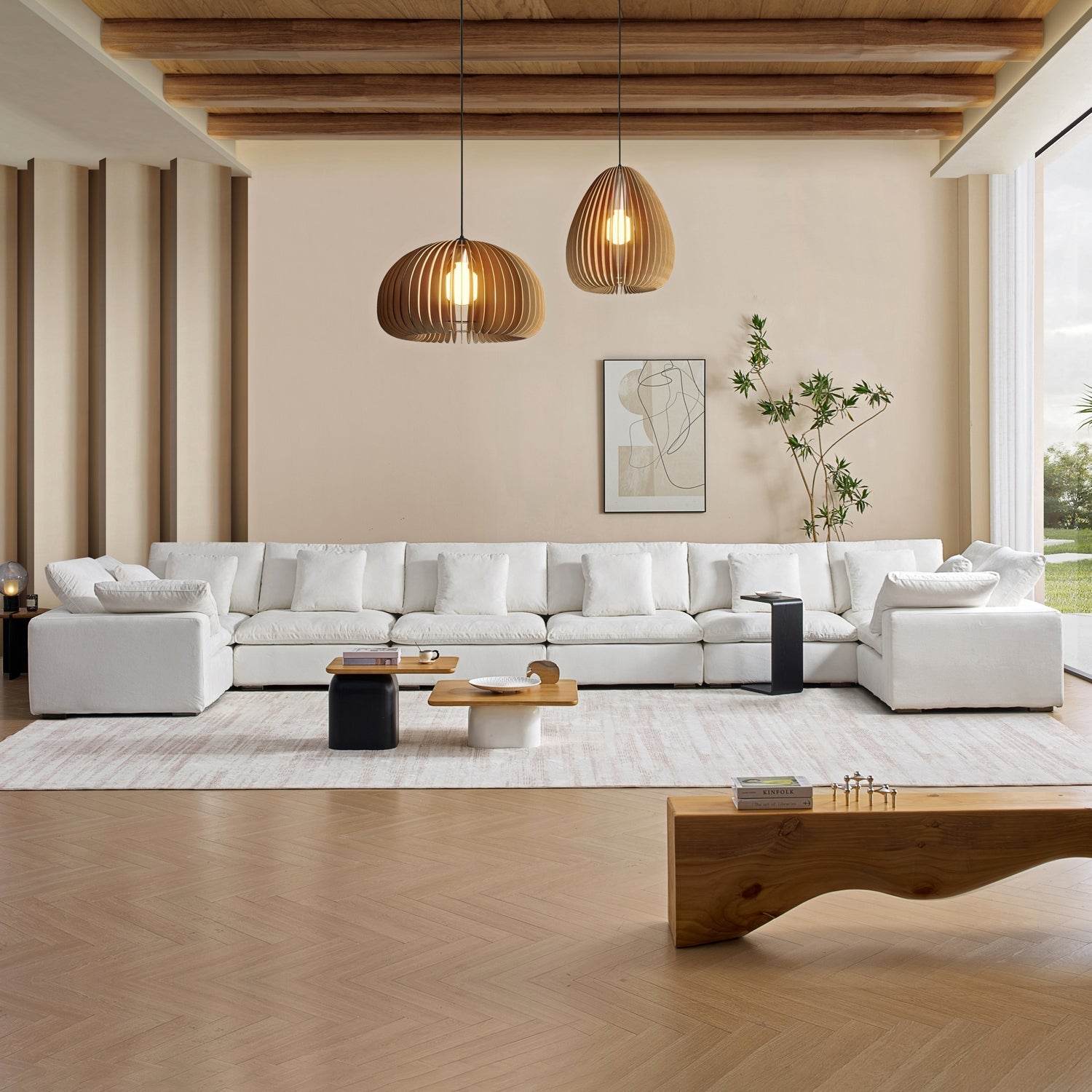 Malibu Cloud U Closed Sectional - Valyouweho