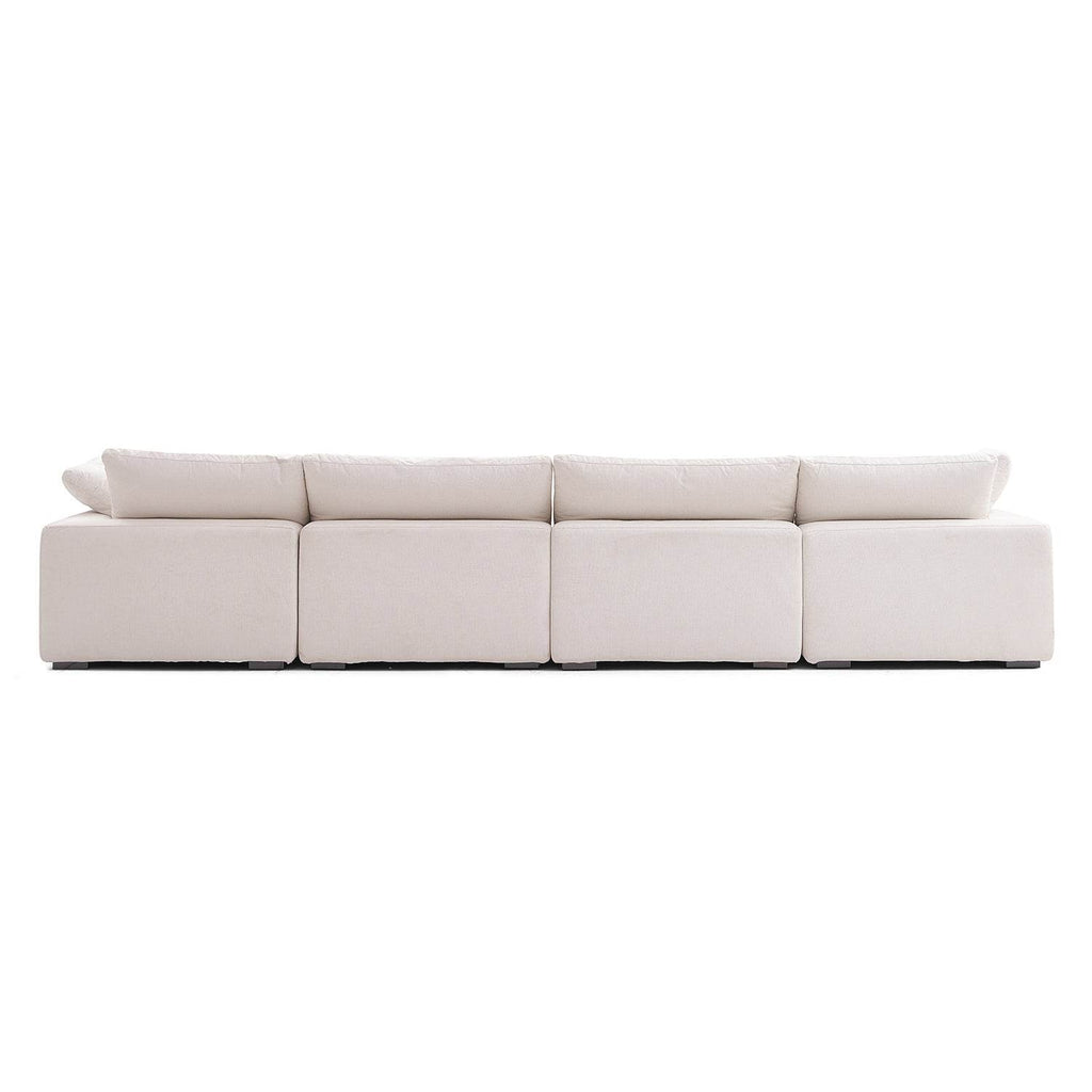 Malibu Cloud U Closed Sectional - Valyouweho