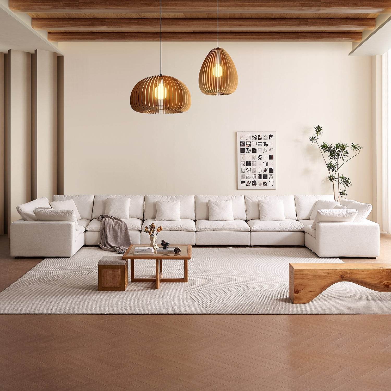 Malibu Cloud U Closed Sectional - Valyouweho