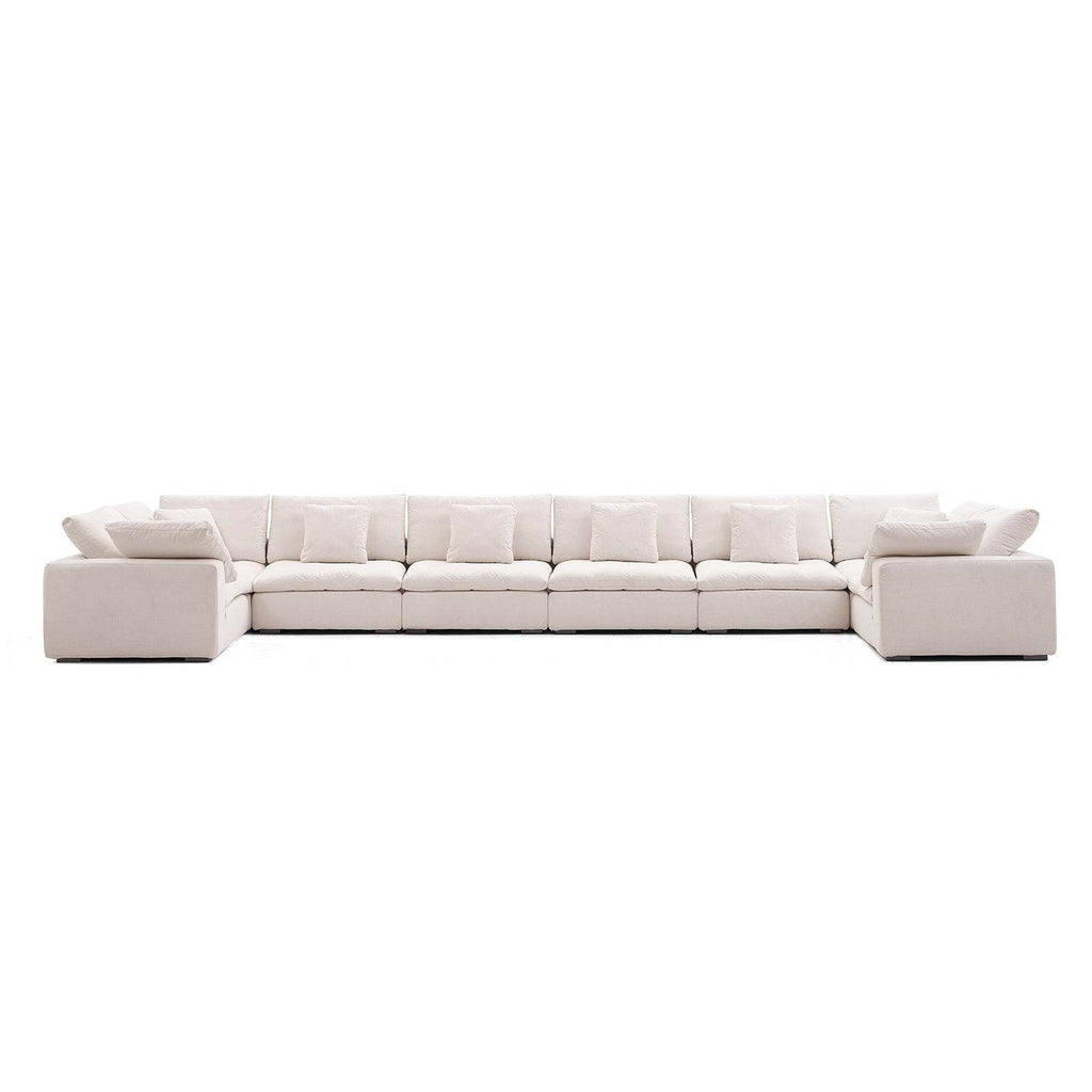 Malibu Cloud U Closed Sectional - Valyouweho