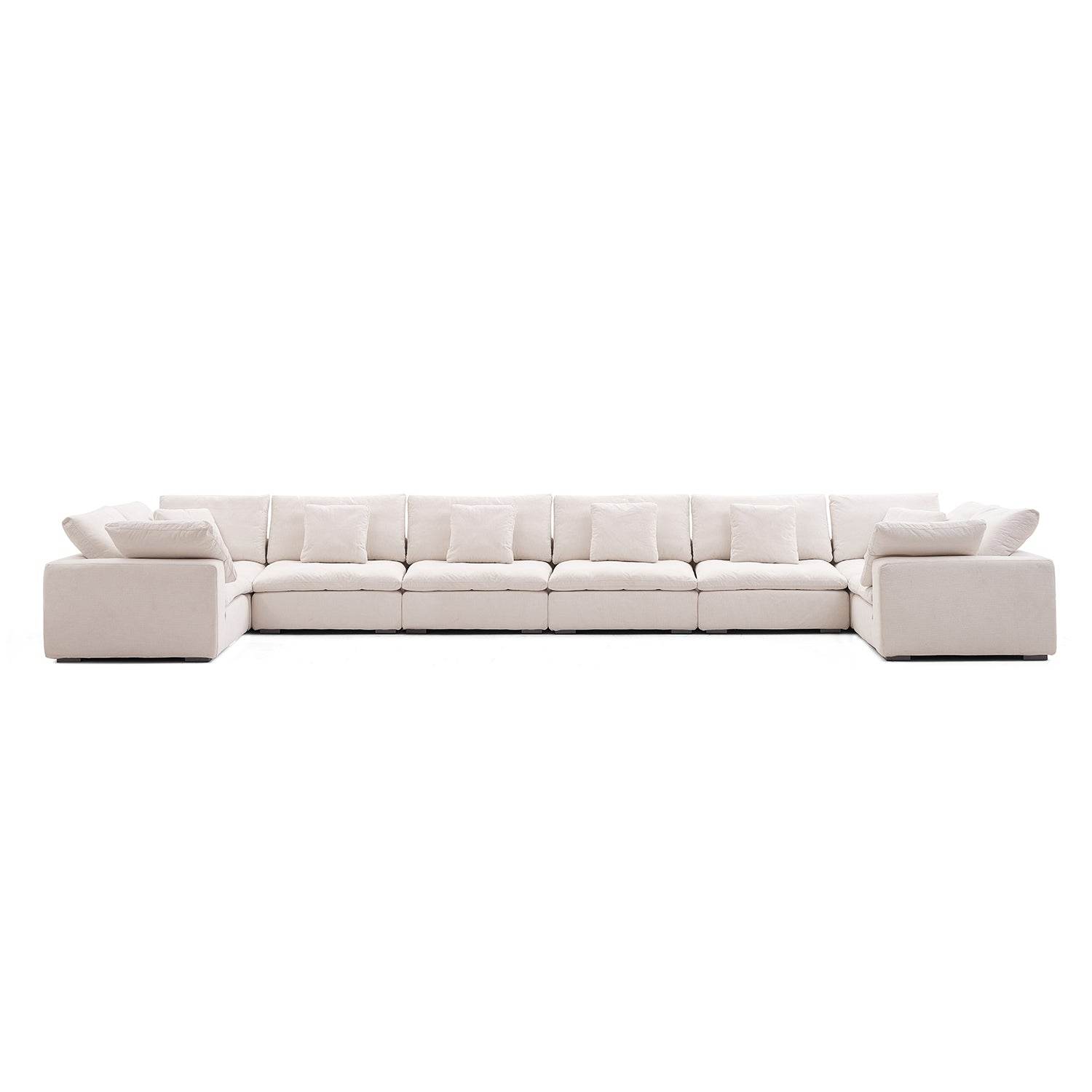 Malibu Cloud U Closed Sectional - Valyouweho