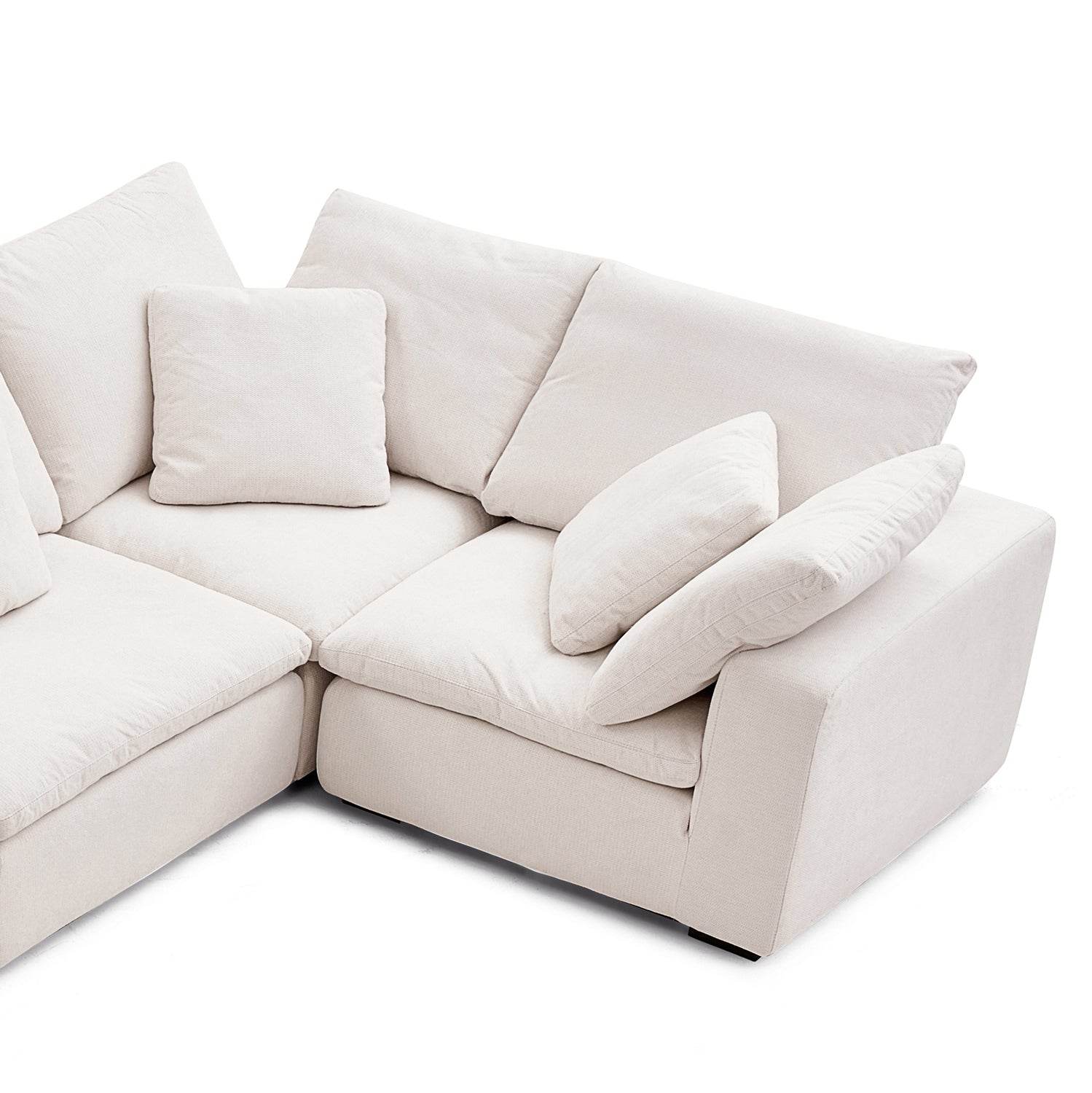 Malibu Cloud U Closed Sectional - Valyouweho