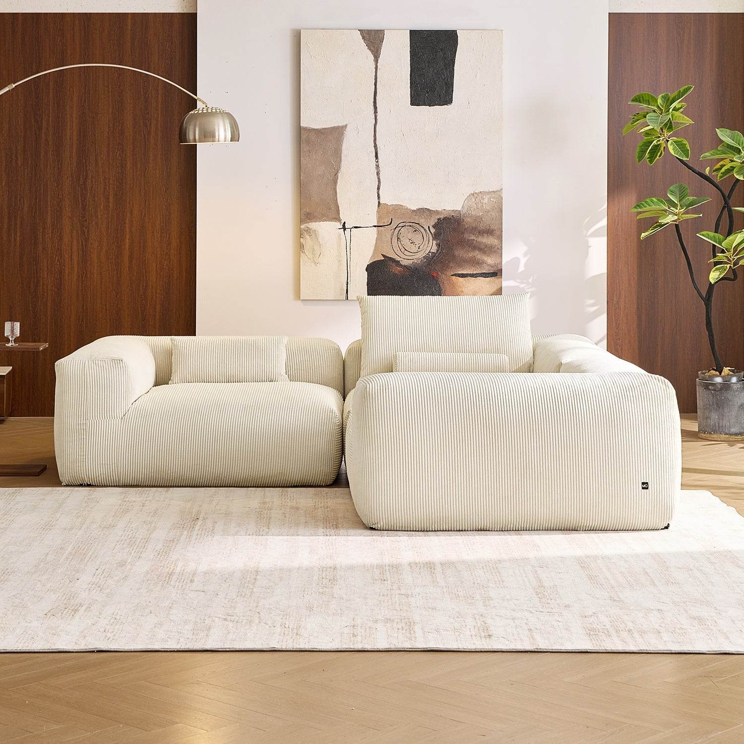 Mellow Closed L Sectional - Valyouweho