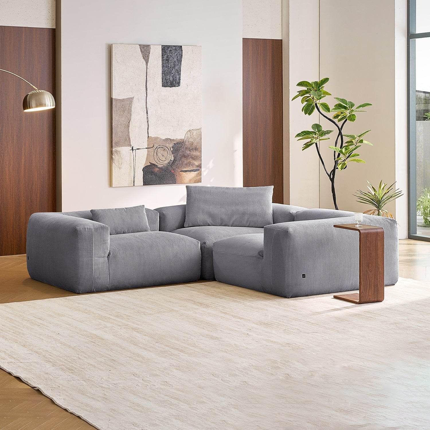 Mellow Closed L Sectional - Valyouweho