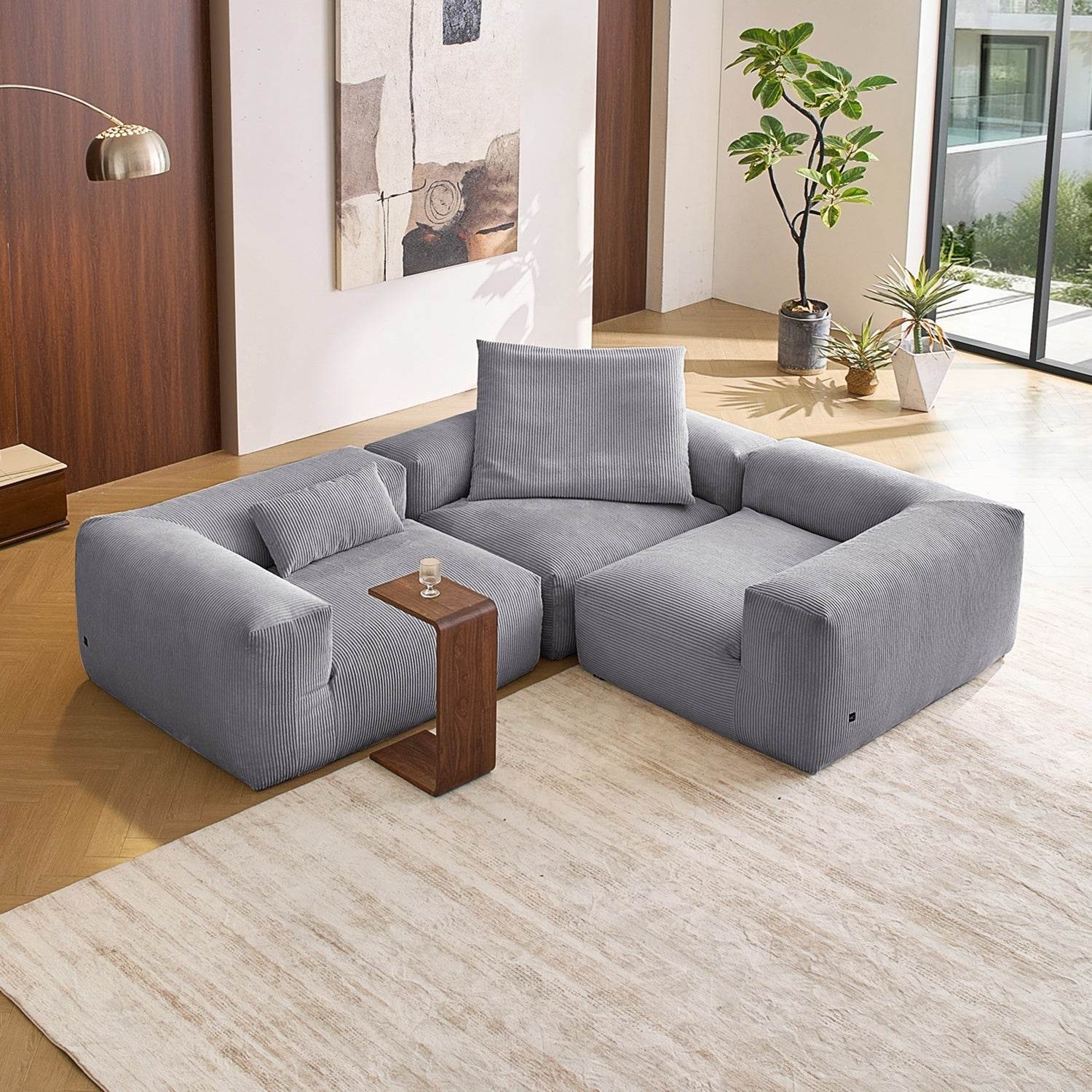 Mellow Closed L Sectional - Valyouweho