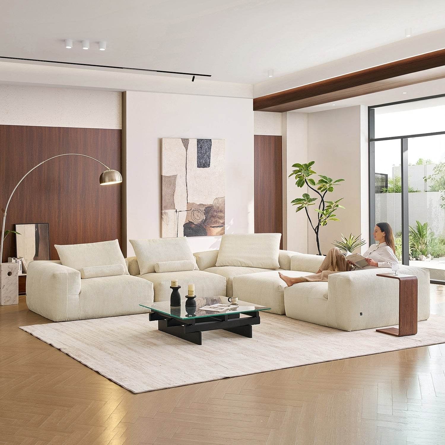 Mellow Closed L Sectional - Valyouweho