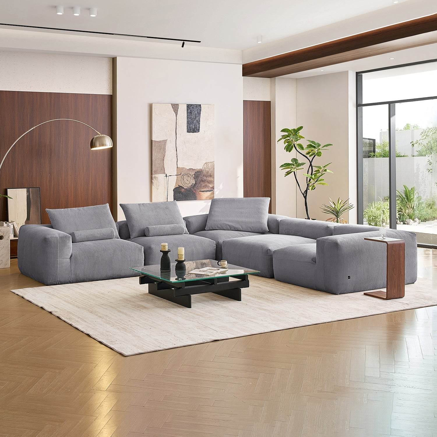 Mellow Closed L Sectional - Valyouweho