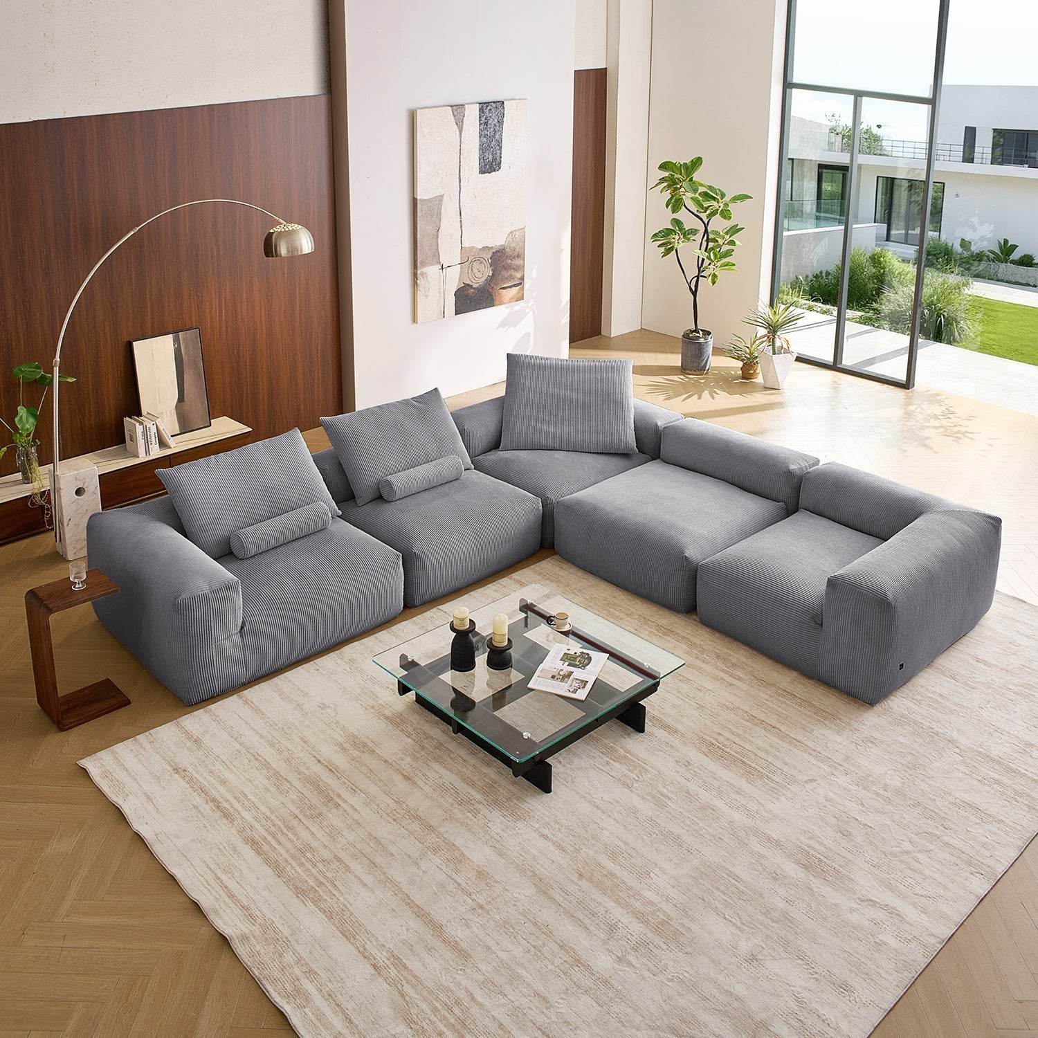 Mellow Closed L Sectional - Valyouweho