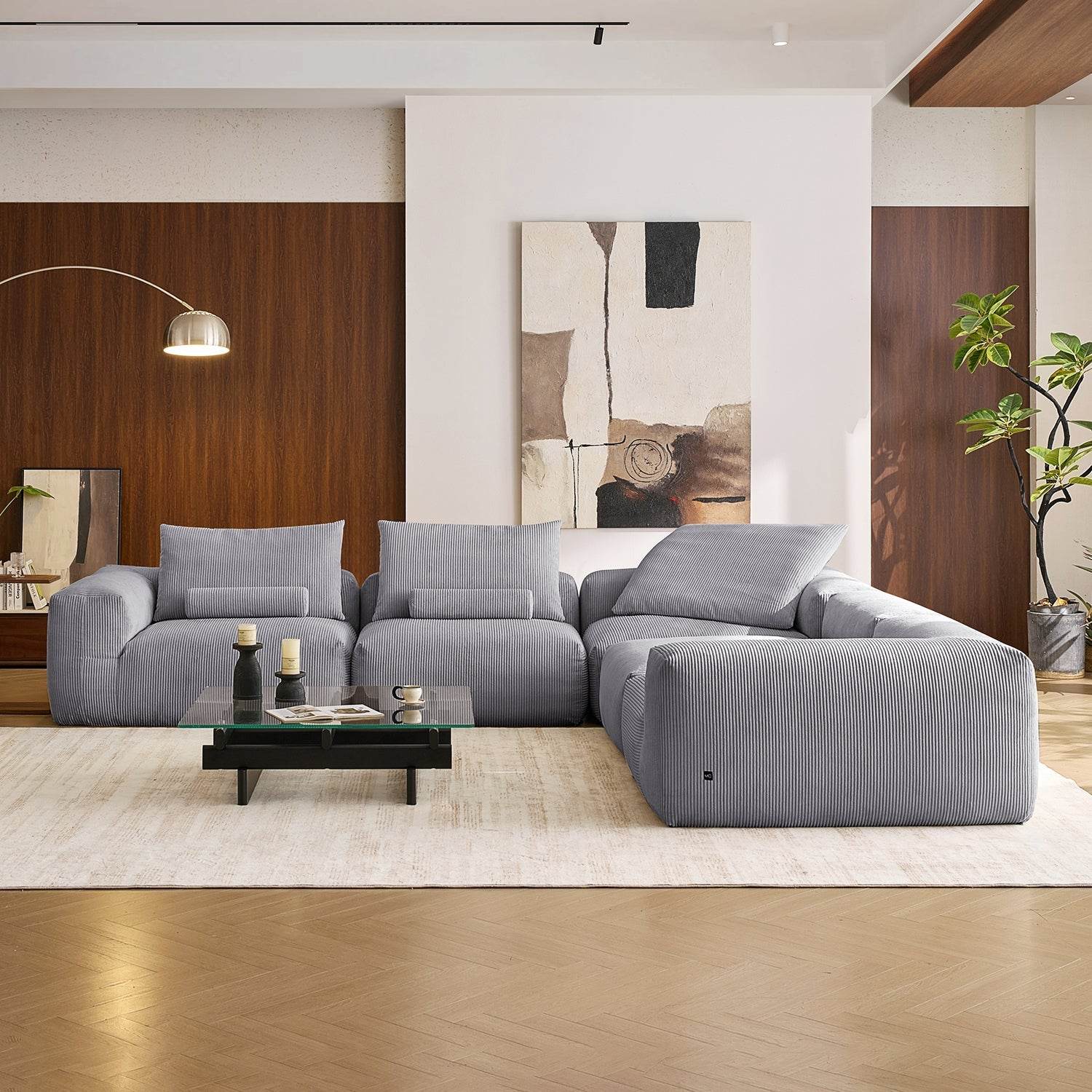 Mellow Closed L Sectional - Valyouweho