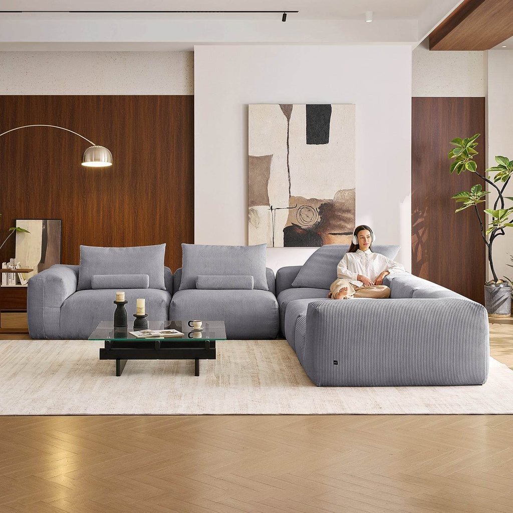 Mellow Closed L Sectional - Valyouweho